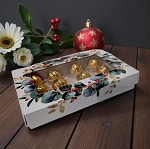 10/PK - 12 chocolate box base and lids - ROYAL